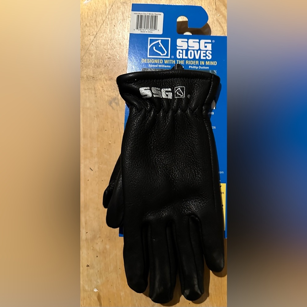 Lined winter SSG rancher deerskin super soft leather gloves